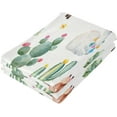thumbnail image 3 of Dreamtimes Tropical Catus 2 pcs Hand Towels Set, Soft Lightweight Highly Absorbent Towel for Bathroom Toilet Kitchen Beach 28.3x14.4in, 3 of 7