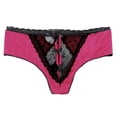 thumbnail image 3 of Gibobby Ropa interior bikini elástica para mujer Lencería sexy para mujer Calzoncillos Ropa interior Bragas T String Tangas（Rosa， L), 3 of 4