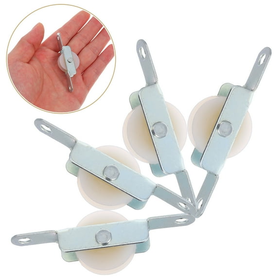 unbranded Pack Patio Umbrella Sliding Roller Replacement Parts Steel Single Pulley Umbrella Attachment For Outdoor