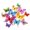 Colorful, variant on Butterfly Wall Decor 24/48 PCS, 3D Butterflies Stickers for Party Decorations with Magnets(Colorful, 24)