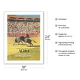 thumbnail image 2 of Plaza de Toros De Acho Bullring - Lima Peru - Bicentennial Commemoration - Vintage Travel Poster c.1966 - Bamboo Fine Art 290gsm Paper Print (Unframed) 18x24in, 2 of 4