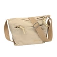 thumbnail image 2 of Bolso bandolera tipo cartera, elegante y moderno, para viajes y compras. Caqui claro, 2 of 8