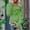 Green, variant on QHWAUAKFBN T Shirts For Women Loose Fit St Patricks Day Irish Shirt Apparel Green Printed Long Sleeves Tunic Tshirts