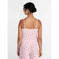 thumbnail image 4 of Joyspun Women’s Lace Trim Ribbed Modal Cami, Sizes XS-3X, 4 of 5