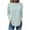Light Blue, variant on HongQid Sweatshirts for Women Striped Crewneck Long Sleeve Shirts Tunic Tops for Fall Fashion