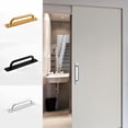 thumbnail image 3 of Wooden Door Balcony Sliding Barn Door Handle Aluminum Alloy Punch-Free Hand, 3 of 7