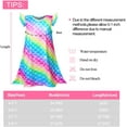 thumbnail image 5 of Girls Nightgowns Unicorn Sleepwear Night Sleep Dress Pajamas Little Kids Toddler Soft Nightgown, 5 of 7