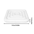thumbnail image 3 of Couverture de Spa Gonflable 4.6 Pieds PVC Carrée Pliable Protecteur pour Extérieur Imperméable Résistant aux Déchirures, 3 of 4