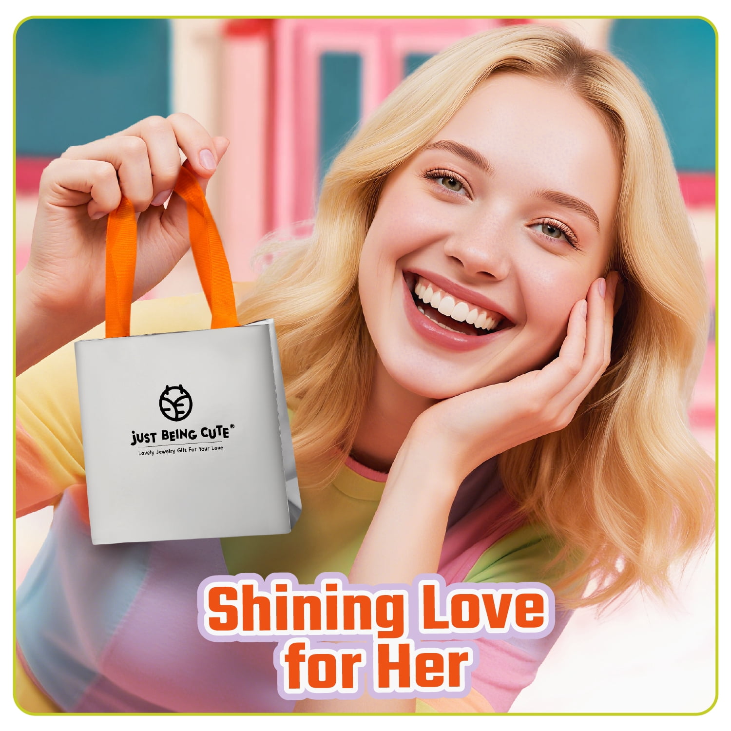 Just Being Cute Real Sterling Silver Heart Earrings for Women, Silver Heart Stud Earrings Birthday Graduation Mothers Day Jewelry Gifts for Mom/Wife/Her, 7mm