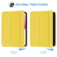 thumbnail image 6 of JETech Case for iPad (A16) 11th/10th Generation (2025/2022), Slim Stand Hard Back Shell Cover with Auto Wake/Sleep (Yellow), 6 of 6