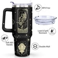 thumbnail image 2 of Constellation Tumbler with Lid and Straw, Sagittarius Tumbler, Goth Tumbler, Constellation Cup/Mug, Zodiac Gifts for Men Women, Constellation Gifts, 40oz Skinny Tumblers with Lids and Straws, 2 of 5