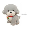 thumbnail image 3 of KOYPTL Dog Stuffed Animals Toy for 3 4 5 6 7 8 Year Old Girls Boys, Puppy Stuffed Toys Doll Soft Stuffed Dog Plush Toys for Kids,Birthday Christmas Gifts for Kids, 9.8 Inch,Gray, 3 of 7