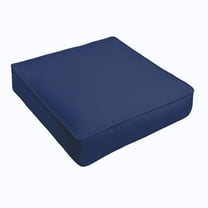 Sorra Home Dark Blue Indoor/Outdoor Deep Seating Cushion, Corded