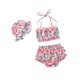 thumbnail image 1 of Ropa para niños Ropa de verano para niñas bebés Conjunto de traje de baño para bebés de sandía rosa Conjunto de dos piezas con parte superior de tubo, 90 cm LingWen 9024735498469, 1 of 1