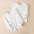 thumbnail image 3 of Pulls à Col Rond Filles avec Dentelle de Mode pour les Adolescentes Bambin Fille Pull Super Confortable Sweat-Shirts Tops, 3 of 8