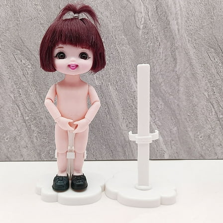 FRCOLOR 12pcs Doll Supports Little Figure Display Holders Small Doll Stands Doll Accessories