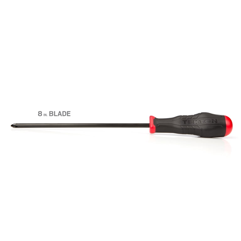 TEKTON #0 Square Screwdriver – 4-Inch Shank, Tri-Lobe Grip, Manganese Phosphate Tip For Precision Fit