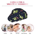 thumbnail image 6 of Kdxio Dinosaur Astronaut Print Shower Cap for Women,Elastic and Reusable,Double Waterproof Layers Bathing Hat, 6 of 6
