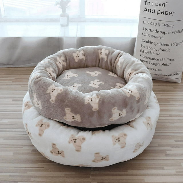 Perrera cálida de otoño e invierno, nido de leche para gatos, nido para perros y gatos, nido para mascotas en general, nido para dormir para perros de peluche, tapete para dormir profundo