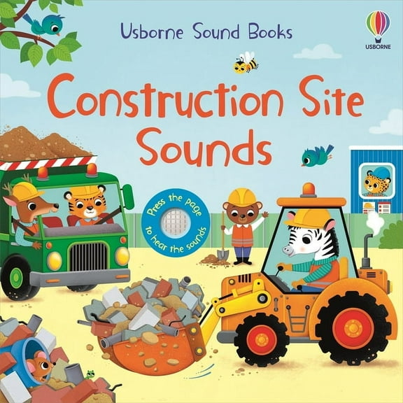 Sound Books Construction Site Sounds, (Board Book)