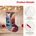 thumbnail image 4 of Lsque Cute Red And White Elf Pattern 18 Inch Christmas Stockings, Festive Holiday Stocking for Christmas Decorations Holiday Decor, 4 of 7