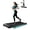 Matte Black, variant on Under Desk Walking Pad Treadmill for Office & Small Spaces, 6% Manual Incline, 0.6-3.8 MPH Walking Speed, 2.5 , 300 lb Capacity, App & Remote Control