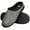 Black, variant on Mens ComfortSoft Memory Foam Padded Indoor/Outdoor Clog Slipper