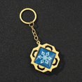 thumbnail image 4 of Genshin Impact Vision Luminous Keychain, Gold Game Figure Key Chain Pendant Keyring Accessories Cosplay Costume Gifts, 4 of 5