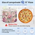 thumbnail image 2 of Lampshades 2 Pack Whimsical Floral Accents Soft Pink 13"x13"x10" Light Shade for Table Lamps Floor Lamps Drum Lamp Shades Lampshade Replacement Easy Assembly, 2 of 8