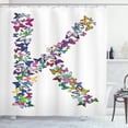 thumbnail image 1 of Ambesonne Letter K Shower Curtain, Nature Typography, 69"Wx75"L, Multicolor, 1 of 3