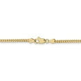 thumbnail image 4 of 14K Yellow Gold 2.5mm Franco Chain 24 Inch, 4 of 6