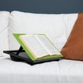 thumbnail image 5 of Mind Reader Adjustable 8 Position Lap Top Desk with Cushions, Green, 5 of 7