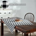thumbnail image 2 of VHC Brands Annie Buffalo Check Black Table Topper 40x40, Kitchen and Dining Room Decor, Tabletop Accessory, Cotton, Annie Buffalo Check Collection, Square 40x40, Country Black, 2 of 3