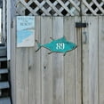 thumbnail image 2 of Designocracy MA98548-12 12 in. Tuna Fish Coastal House Number Sign Decor, 2 of 7