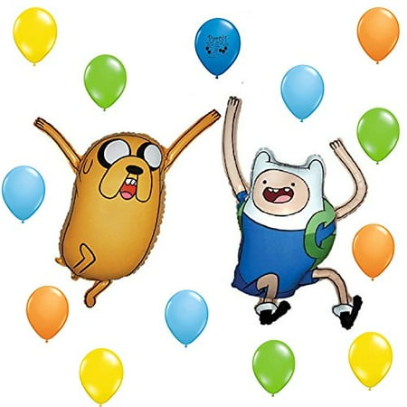 Adventure Time Party Supplies Balloon Decoration Finn and Jake Set ...