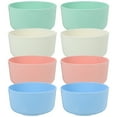 thumbnail image 1 of Miangastore 8Pcs Cereal Bowls With Lids For Toddlers Wheat Straw Food Storage Round, 1 of 8