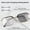 D, variant on Smart Zoom Reading Glasses Distance&Near Progressive Multi-Focus For Women Men, Auto Focus Glasses Self Adjusting,Black Gold Single Light