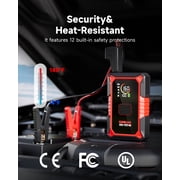 GOOLOO A5 Jump Starter with Air Compressor, 4000A Car Battery Jump Starter for All Gas & 10.0L Diesel Engines, 45W PD Fast Charging, Portable 12V Jump Box with 160 PSI Tire Inflator Auto Shut-Off
