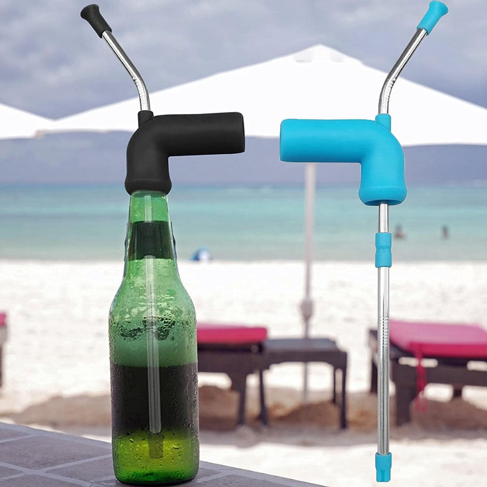 2X Drink Snorkel Beer Bong & Entertainment Party Drinking Party Tools