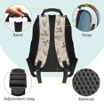 thumbnail image 6 of HUIACONG Cream Deer Bow Kids Backpack Set for Girls with Lunch Box Insulated Water Bottle 4Pcs Backpack and Water Bottle Cover with Padded Strap for Girl Kid Students Elementary School Age 6-12, 6 of 7