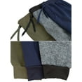 3 Pack Boys Youth Active Athletic Soft Fleece Jogger Sweatpants