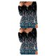 thumbnail image 4 of Minnieouse Camisa de mujer Poliéster Cuello en V Estampado de flores Transpirable Lavable Blusa de manga larga Interior Exterior Compras Camisas flores negras S 2Conjunto, 4 of 6