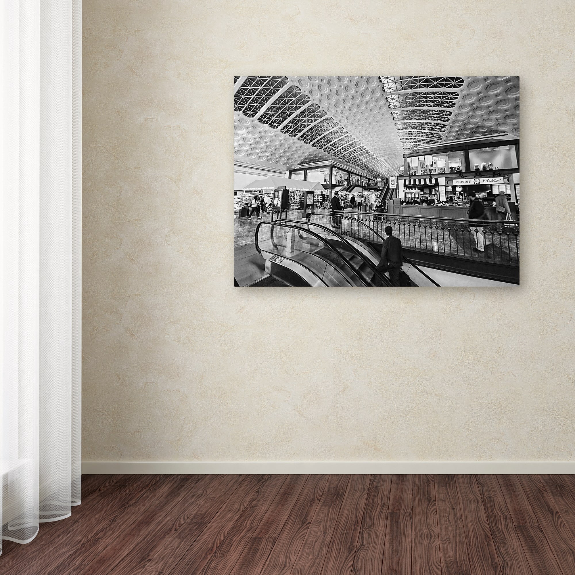 Trademark Fine Art "Union Station-Shops" Canvas Art by Gregory O'Hanlon