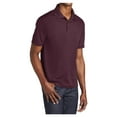 thumbnail image 4 of Yellow Rooster Men's PosiCharge RacerMesh Polo Shirts Maroon M, 4 of 6