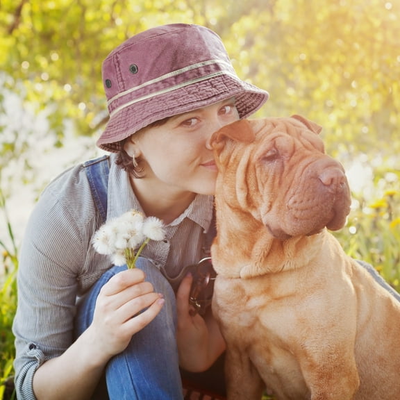 KC Caps® Unisex Two-Tone Washed Cotton Bucket Hat Cap Headwear, Medium/Large