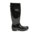 thumbnail image 4 of Hunter Women's Original Tall Back Adjustable Gloss Rain Boots, Black,7 M US, 4 of 7