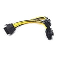 thumbnail image 5 of JUNTEX Power Cables 8 Pin to Dual PCIe 8 Pin (6+2) Graphics Card PCI E Power Adapter, 5 of 12