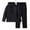 C-Black73, variant on DHFJKG Mens 2 Piece Sweatsuit Hoodie Lightweight Long Sleeve Solid Color Pullover Loose Fit Pants Casual Wear Soft Outfit