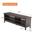 thumbnail image 6 of WAMPAT TV Stands for 65 inch TV Entertainment Center Wood Media Console Storage Cabinet, 60 inch, Espresso, 6 of 8