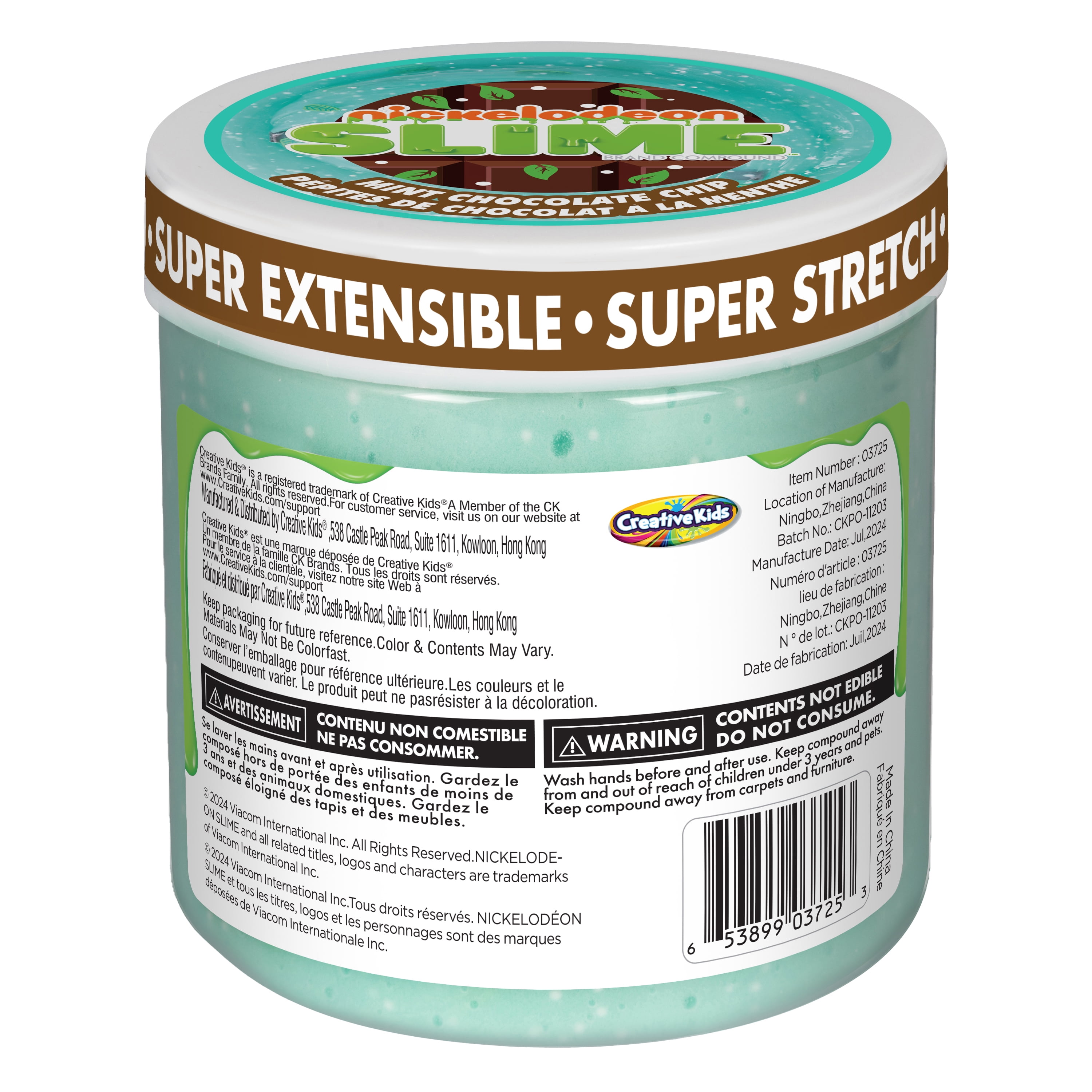 Nickelodeon Slime Specialty Jars - Mint Chocolate Chip - Walmart.ca